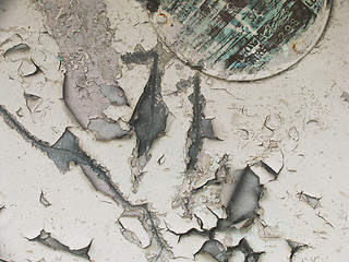 Image showing Peeling paint