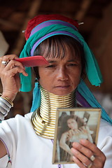 Image showing ASIA THAILAND CHIANG MAI WOMEN LONGNECK