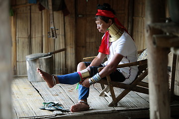 Image showing ASIA THAILAND CHIANG MAI WOMEN LONGNECK