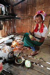 Image showing ASIA THAILAND CHIANG MAI WOMEN LONGNECK