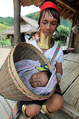 Image showing ASIA THAILAND CHIANG MAI WOMEN LONGNECK