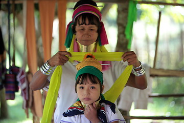 Image showing ASIA THAILAND CHIANG MAI WOMEN LONGNECK