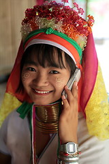 Image showing ASIA THAILAND CHIANG MAI WOMEN LONGNECK