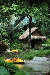 Image showing ASIA THAILAND CHIANG MAI FANG WASSERFALL