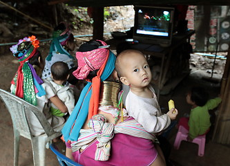 Image showing ASIA THAILAND CHIANG MAI WOMEN LONGNECK