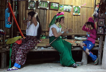 Image showing ASIA THAILAND CHIANG MAI WOMEN LONGNECK