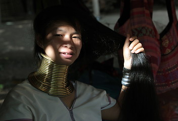 Image showing ASIA THAILAND CHIANG MAI WOMEN LONGNECK