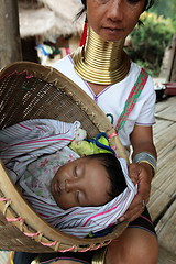 Image showing ASIA THAILAND CHIANG MAI WOMEN LONGNECK