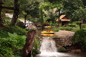 Image showing ASIA THAILAND CHIANG MAI FANG WASSERFALL