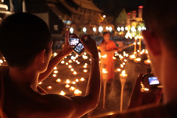 Image showing ASIA THAILAND CHIANG MAI WAT PHAN TAO