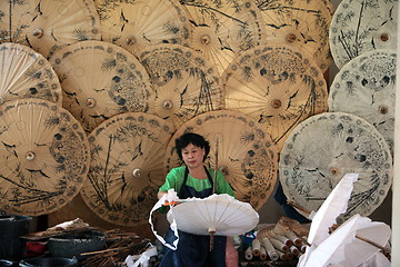 Image showing ASIA THAILAND CHIANG UMBRELLA