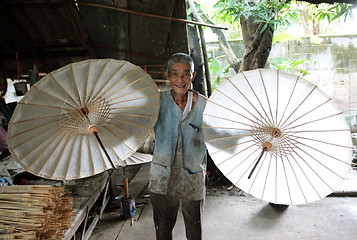 Image showing ASIA THAILAND CHIANG UMBRELLA