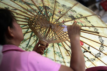 Image showing ASIA THAILAND CHIANG UMBRELLA