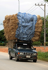 Image showing ASIA THAILAND CHIANG MAI FANG TRANSPORT