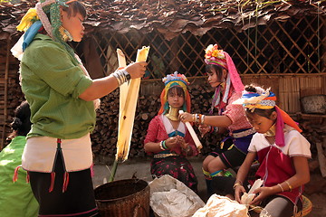 Image showing ASIA THAILAND CHIANG MAI WOMEN LONGNECK