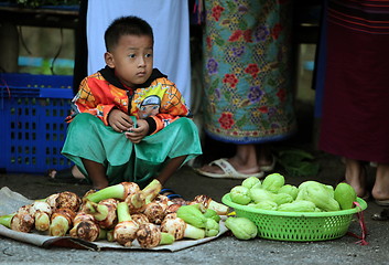 Image showing ASIA THAILAND CHIANG MAI CHIANG DAO MARKET