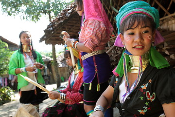 Image showing ASIA THAILAND CHIANG MAI WOMEN LONGNECK