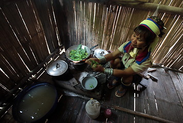 Image showing ASIA THAILAND CHIANG MAI WOMEN LONGNECK