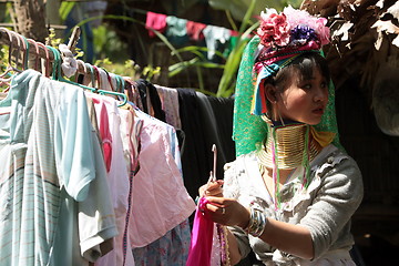 Image showing ASIA THAILAND CHIANG MAI WOMEN LONGNECK