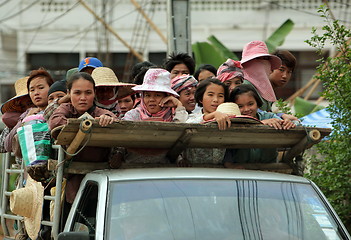 Image showing ASIA THAILAND CHIANG MAI FANG TRANSPORT