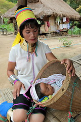 Image showing ASIA THAILAND CHIANG MAI WOMEN LONGNECK