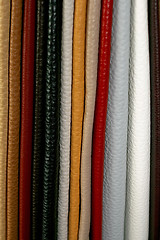 Image showing Leather closeup