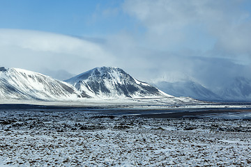 Image showing Impressive winter mountain landscape