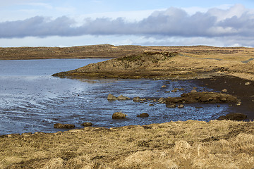 Image showing Beautiful volcano landscape in Iceland