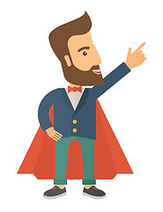 Image showing Superhero Businessman