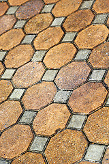 Image showing asia in  thailand kho samui    ceramic  tiles  the temple 