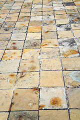 Image showing in   asia  bangkok  abstract pavement cross stone step the templ