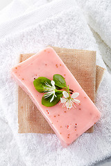 Image showing bar of natural soap