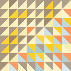 Image showing Geometric triangles background. Mosaic. 