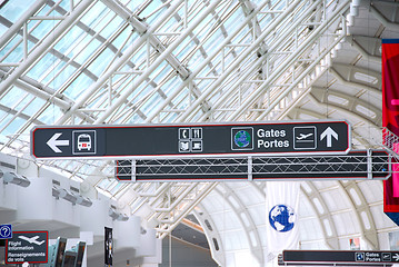 Image showing Airport sign