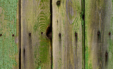 Image showing Cracked Wooden Background