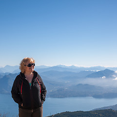 Image showing mountain panorama 