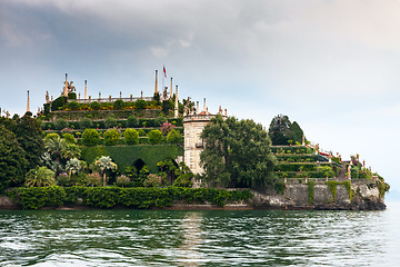 Image showing park on the island of Isola Bella. Italy