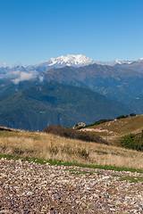 Image showing mountain panorama 