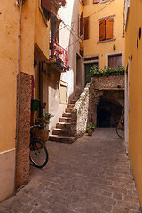 Image showing Typical Italian courtyard, Italy