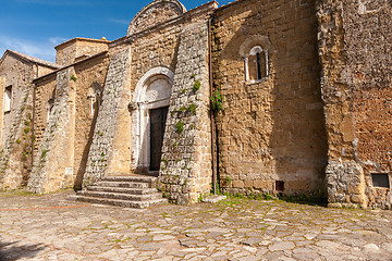 Image showing Old church in Sovana, Tuscany