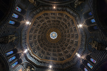 Image showing dome of the Church from inside