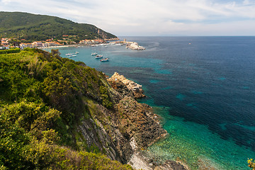 Image showing The village of Marciana Marina. Elba island