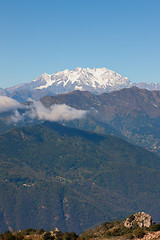 Image showing mountain panorama 