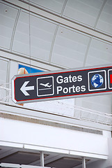 Image showing Airport sign