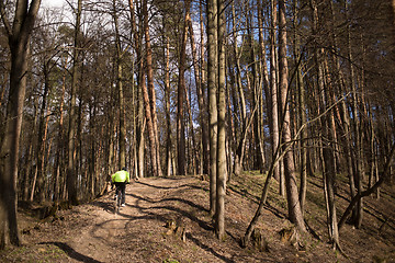 Image showing motion cyclist