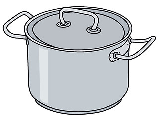 Image showing Stainless pot