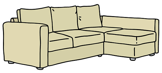 Image showing Light sofa