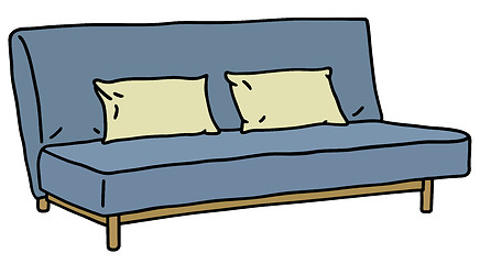 Image showing Blue sofa