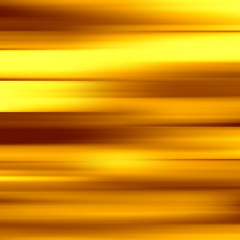 Image showing Gold waves background. Metal plate with reflected light. 