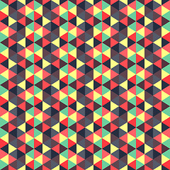 Image showing Abstract geometric background. Mosaic. Vector illustration. 